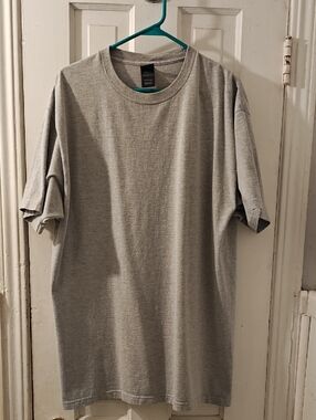 Hanes Men's Short Sleeve Crew Neck T-Shirt - Heather Gray,XL